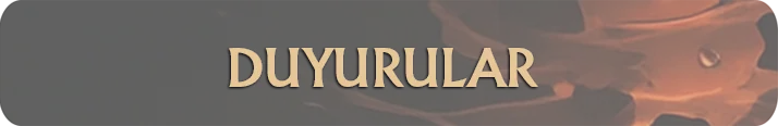 Duyurular